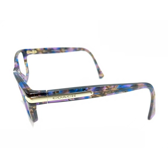 Coach HC 6065 5288 Confetti Purple Blue Eyeglasses Frames 49-17 135 Designer - Picture 7 of 12